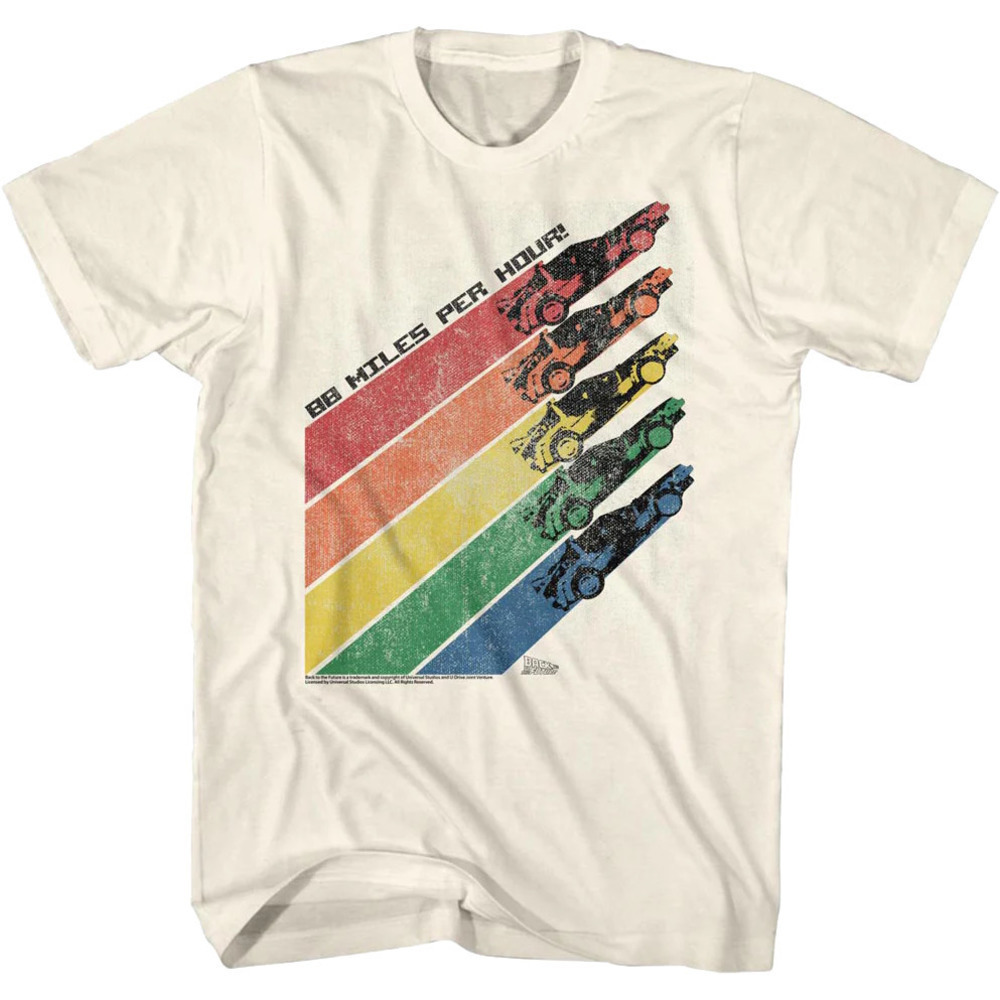 Back To Future 88 Miles Per Hour Retro Graphic Unisex T-Shirt